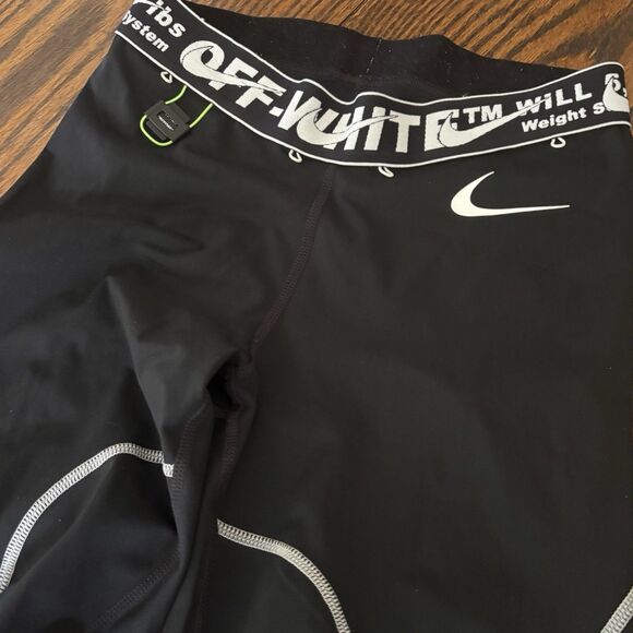 Nike x OFF WHITE Edition NRG RU Pro Sport 7/8 Leggings Mid-Rise Pants, Size S - Picture 3 of 14